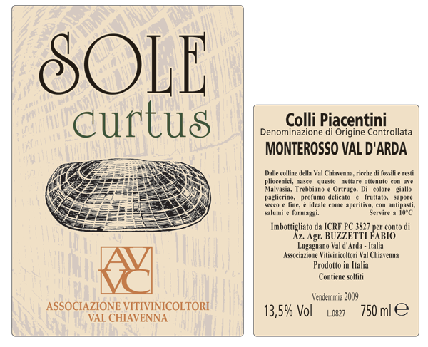 Solecurtus Etichetta