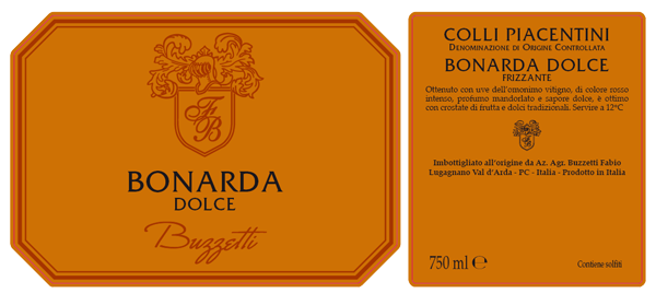 Bonarda Dolce Etichetta