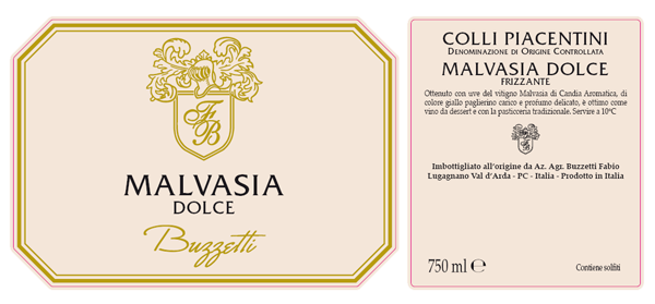 Malvasia Dolce Etichetta